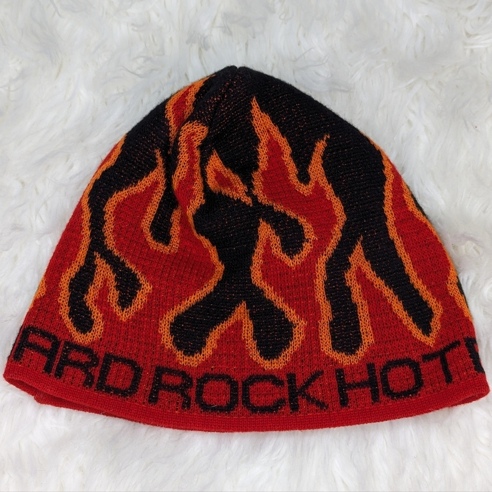 Rare Vintage Hard Rock Flame Hat - Picture 3 of 4